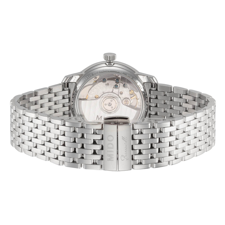 Baroncelli III 33mm / Silver / Silver | Silver Dial