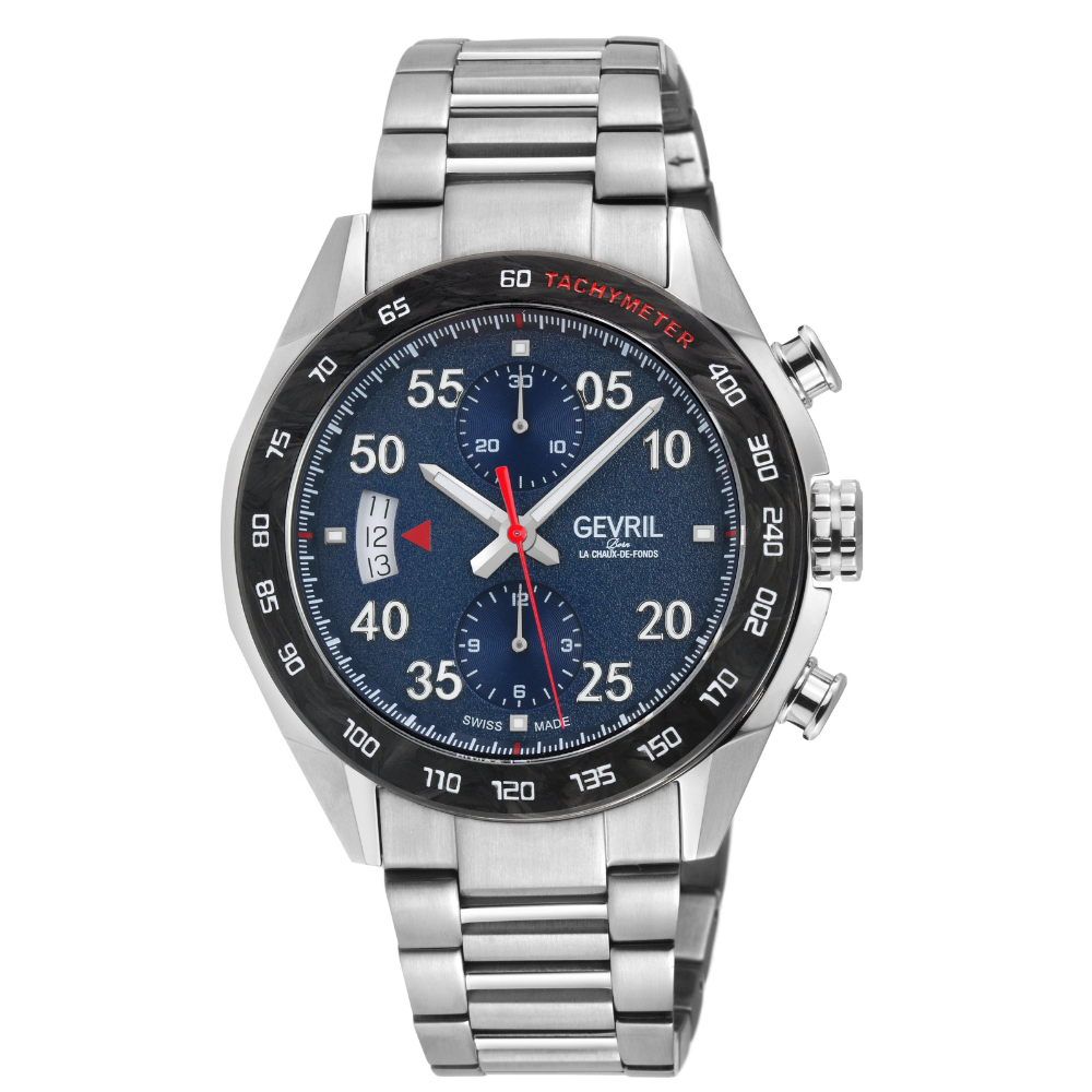 Ascari - Chronograph Swiss made Automatic Chrono Sellita SW500 forged carbon bez