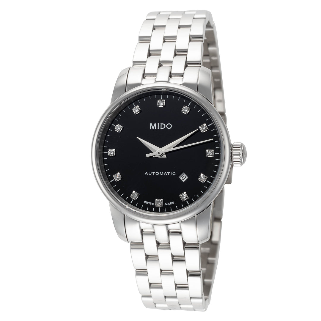 Baroncelli 29mm / Black / Silver | Black Dial