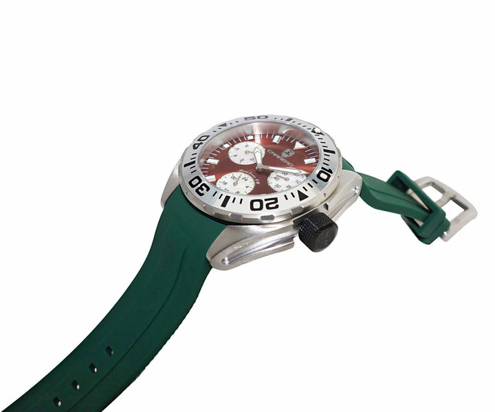 FreeZone-CH Brown / Green | Brown Dial