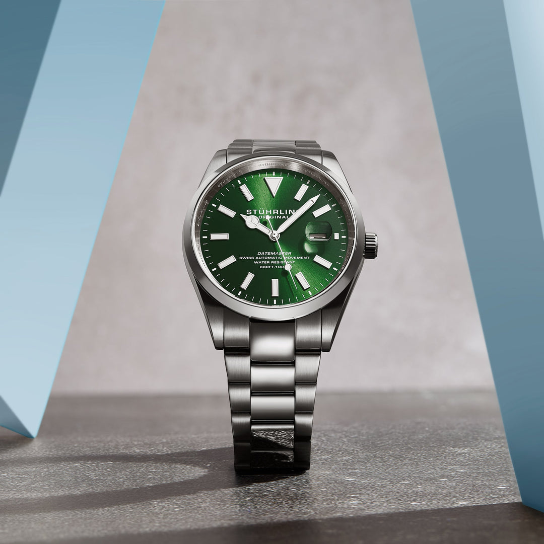 Datemaster Heritage Automatic 1025 Men’s 42mm Green Sunray Dial/Stainless Steel 