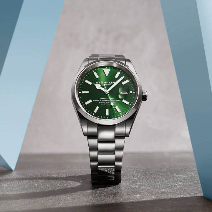 Datemaster Heritage Automatic 1025 Men’s 42mm Green Sunray Dial/Stainless Steel 