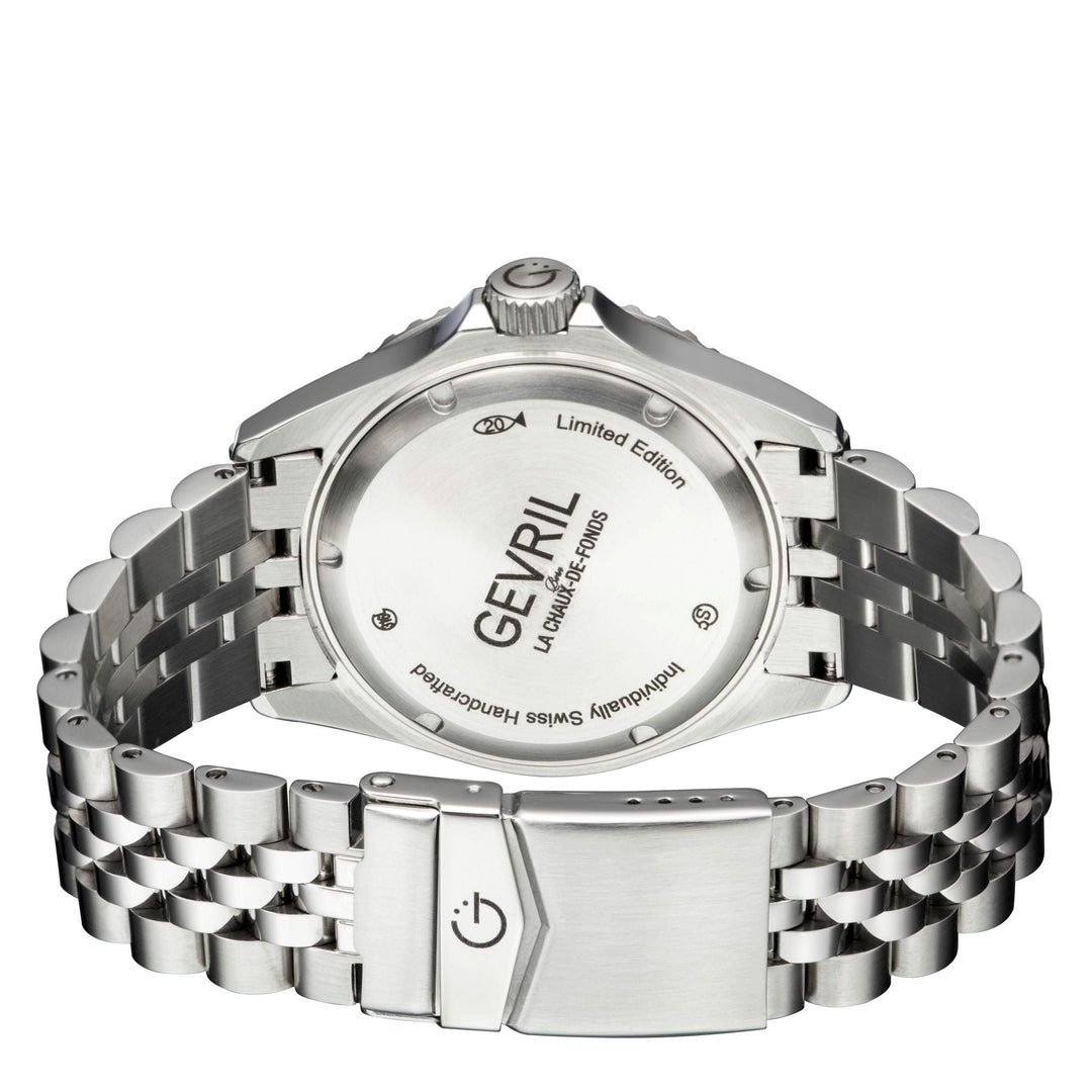 Selita SW330 GMT Diver watch Ceramic rotating bezel black red | Black Dial
