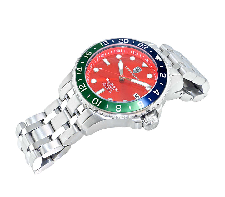 TIME BOLD- X10 BLUE-GREEN/  RED DIAL Red Dial