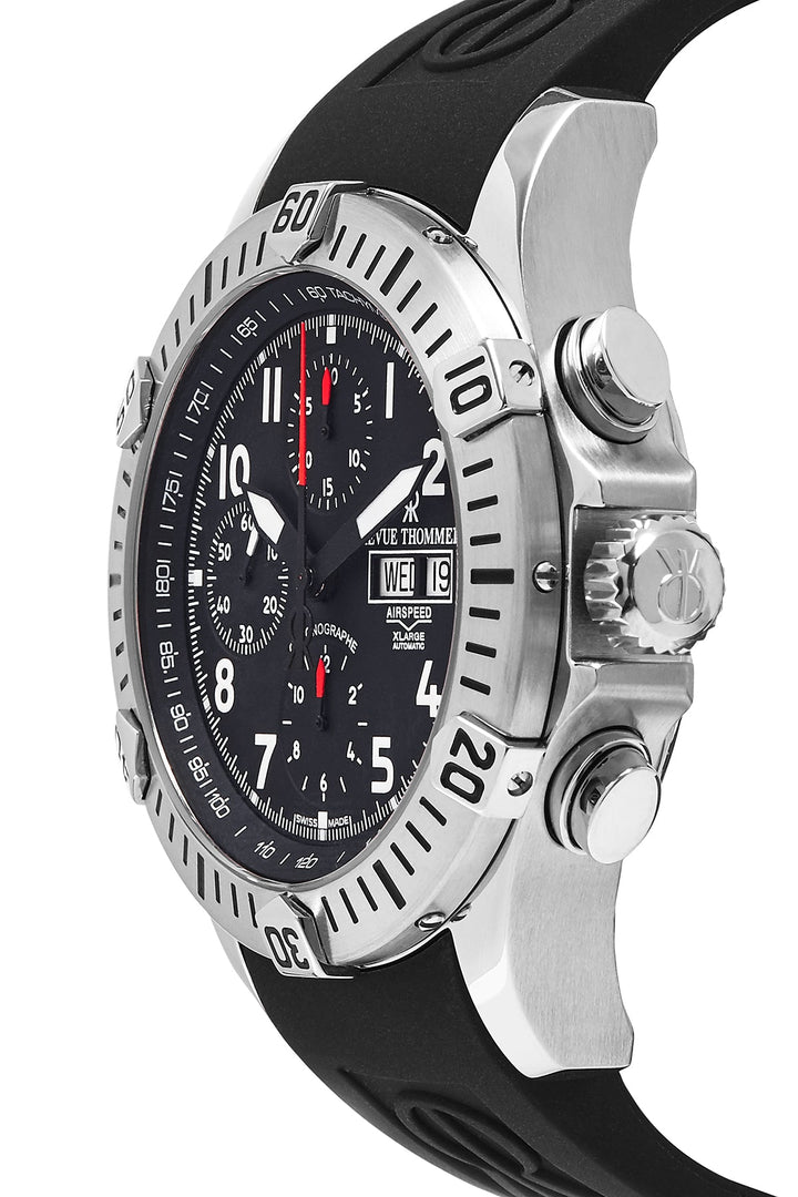 Air speed 16071.6834 / black | Black Dial