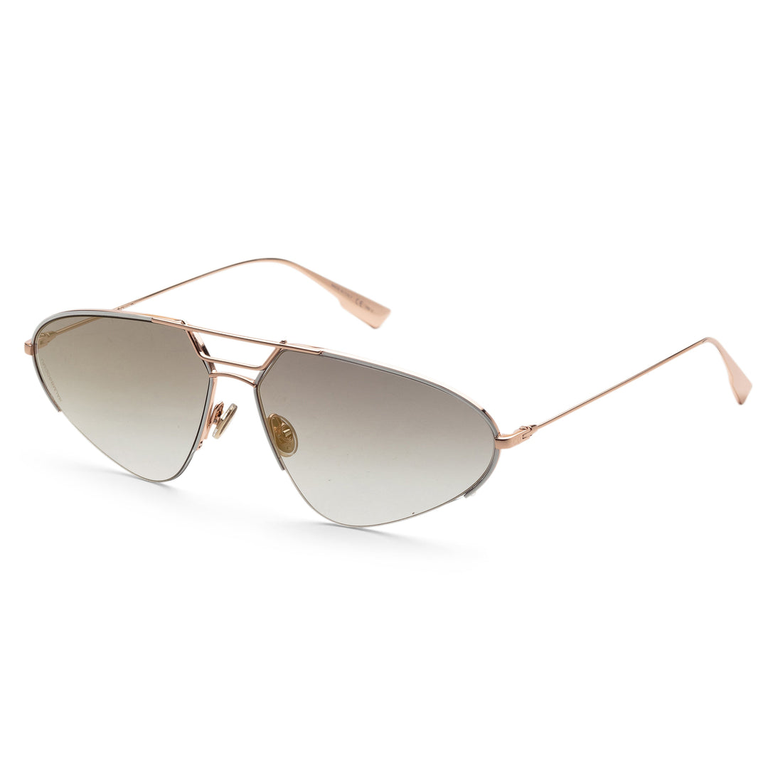 Stellaire Silver and Rose Gold Frame, Gold Lens |  Dial