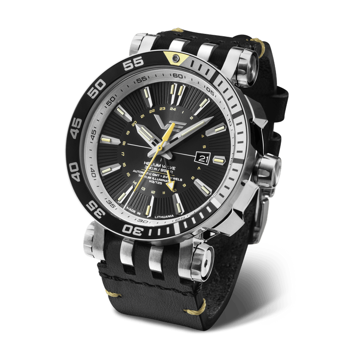 ENERGIA AUTOMATIC Black/Leather | Black Dial