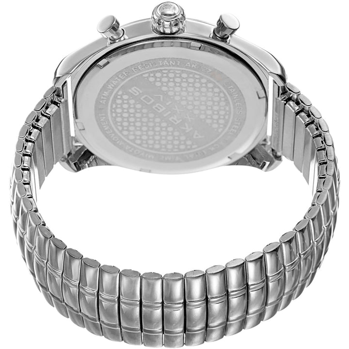 AK827SS-Casual Silver/Stainless Steel | Silver Dial