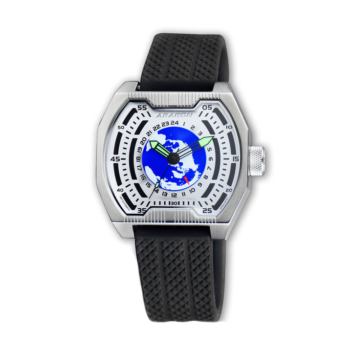 Concept S GMT NH34 Automatic Silver Dial | Silver Dial