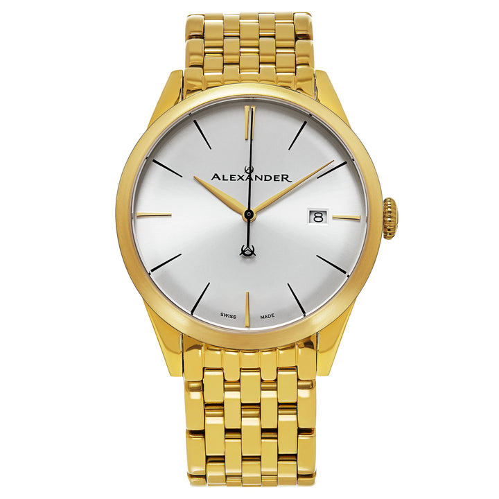 Sophisticate A911B Stainless Steel Rose Yellow Tone Case on Stainless Steel Yell