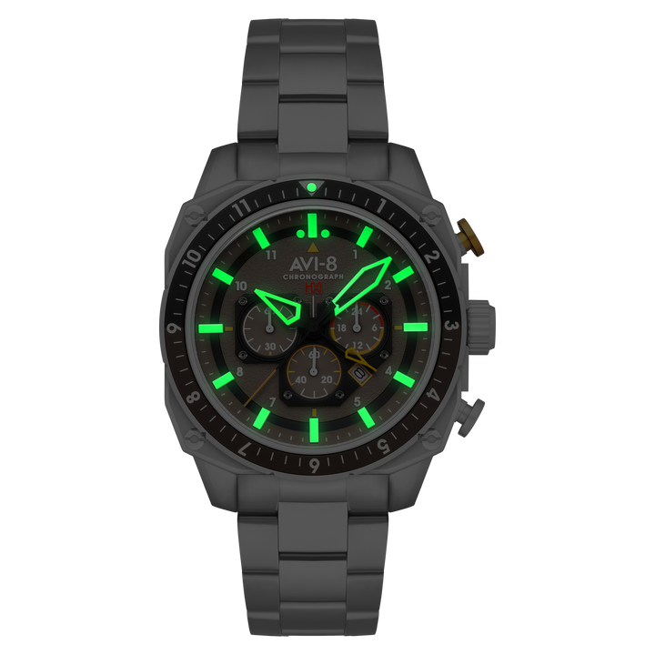 ATLAS DUAL TIME CHRONOGRAPH GREY / STAINLESS STEEL | Grey Dial