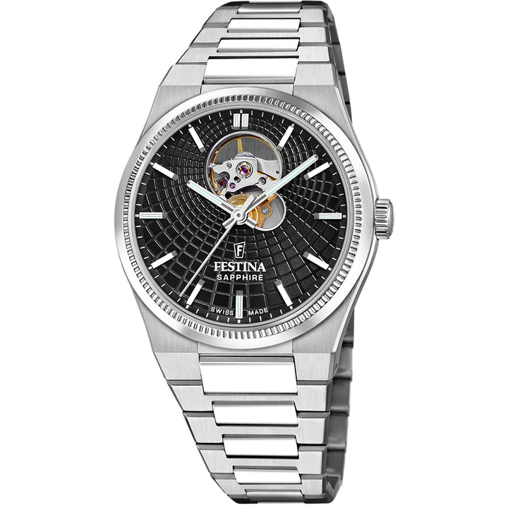 RIVÉ Black / Stainless Steel Black Dial