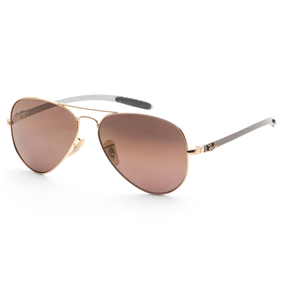 Fashion Shiny Gold Frame, Purple Mirror Gold Gradient Polar Lens |  Dial