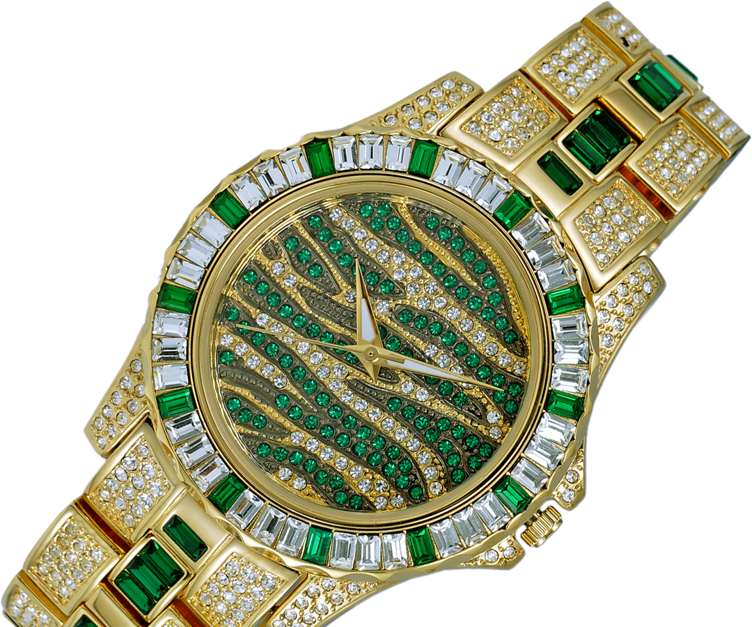CHAMELEON GREEN / GOLD TONE | Green Dial