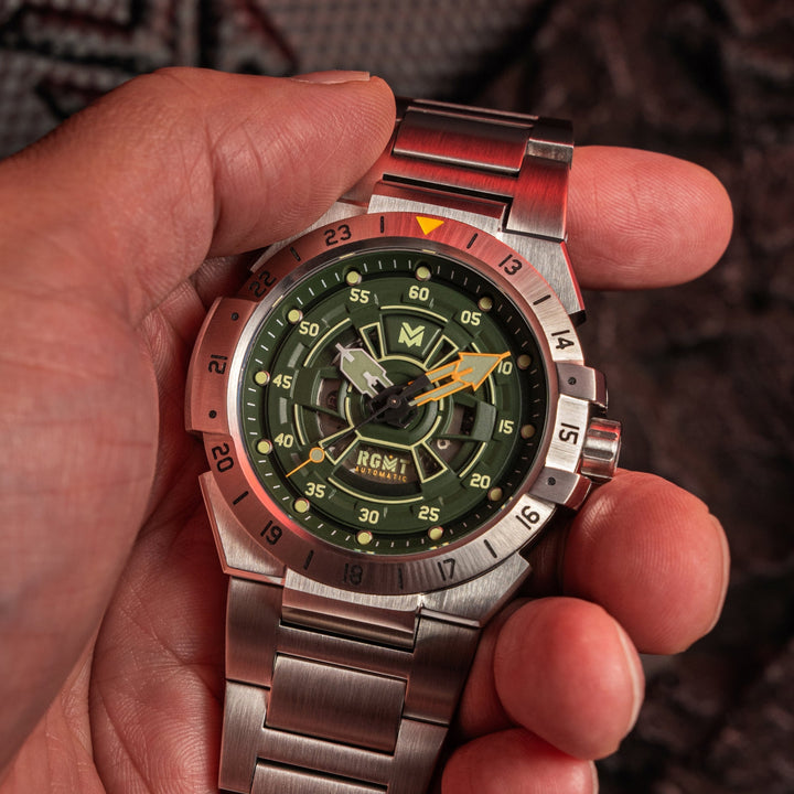HIMARS AUTOMATIC GREEN / STAINLESS STEEL | Green Dial