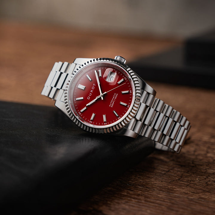 Marcel Diver Automatic Red / Stainless Steel | Red Dial