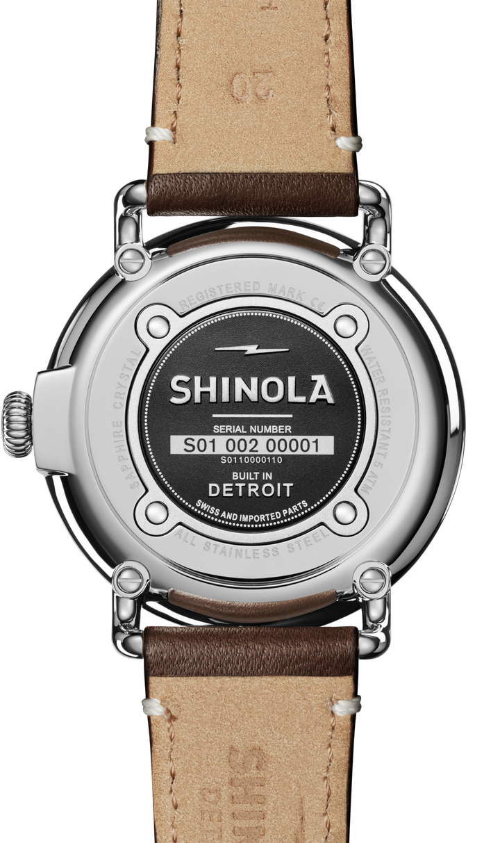 Runwell Watch Cream Dial / Brown Leather Strap