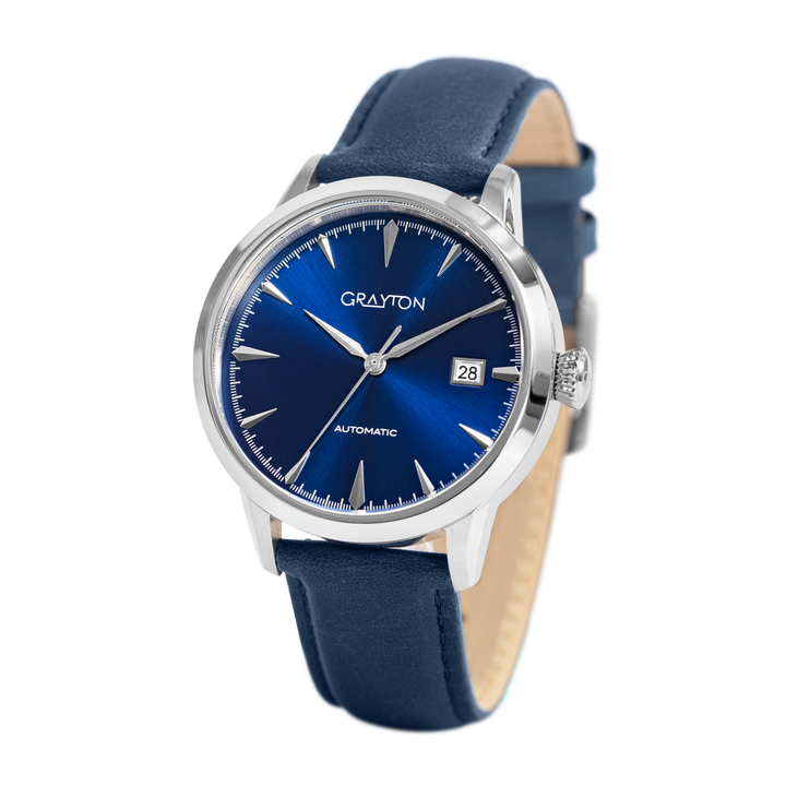 Classic Blue / Leather Blue Dial