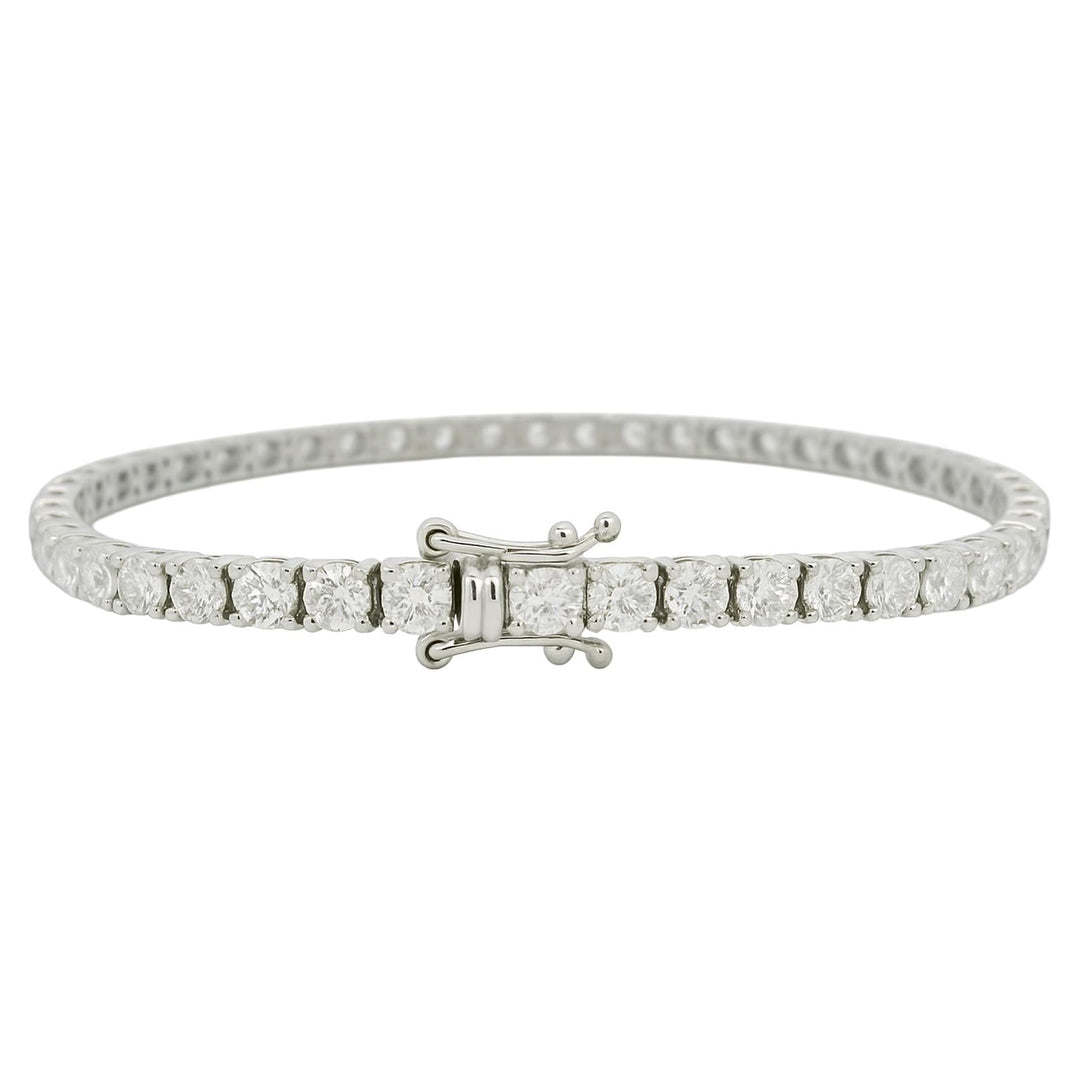 Classic Round Diamond Tennis Bracelet