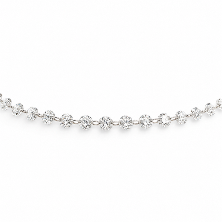 White Gold Diamond Riviera Bracelet