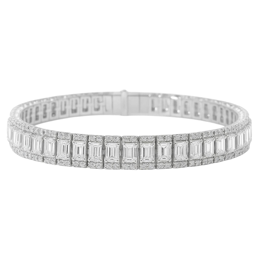Baguette Diamond Tennis Bracelet