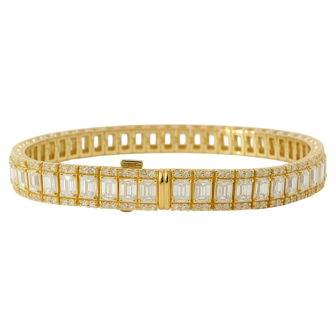 Baguette Diamond Tennis Bracelet