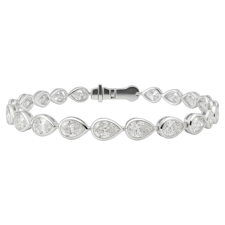 Pear Diamond Teardrop Bracelet