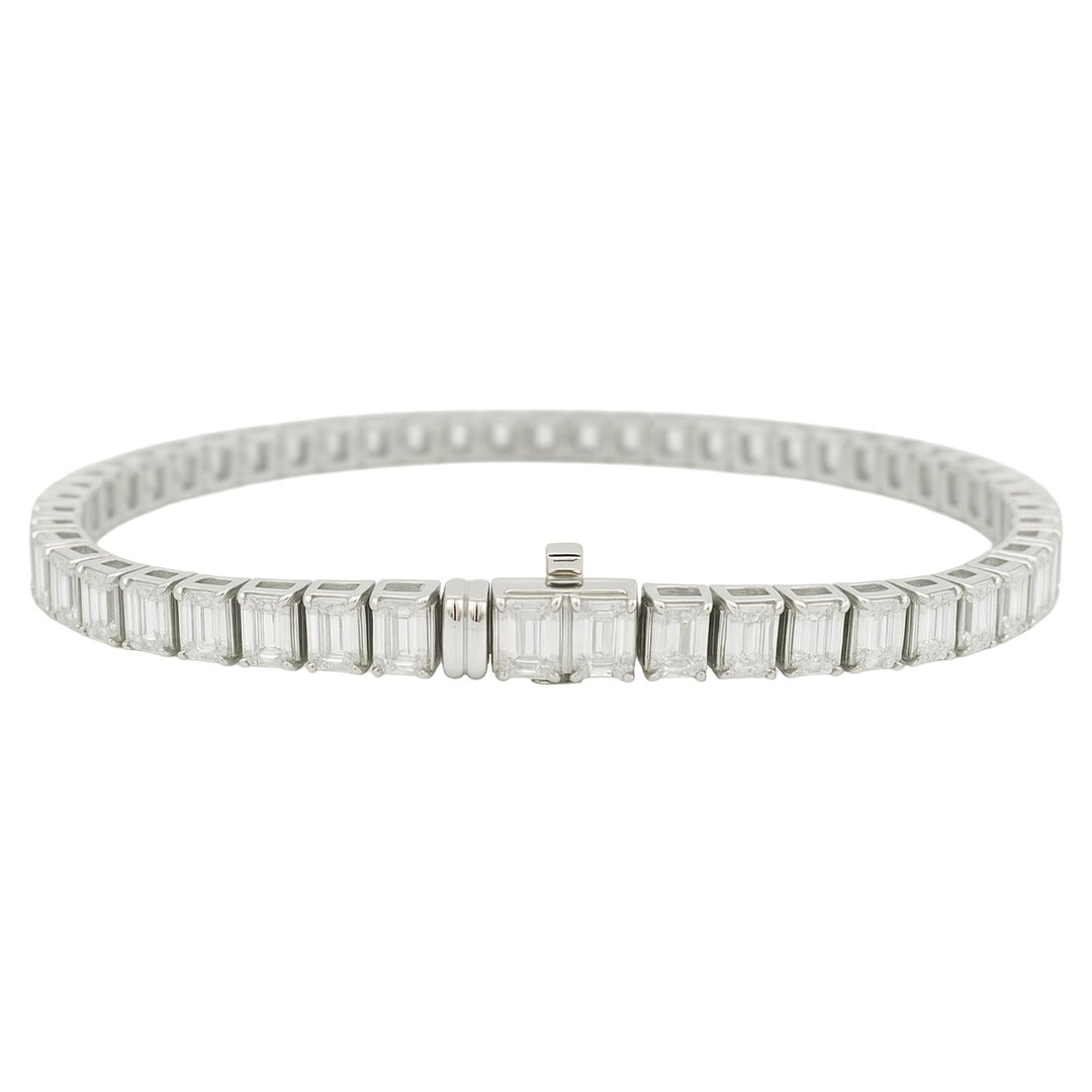 Emerald-Cut Tennis Bracelet