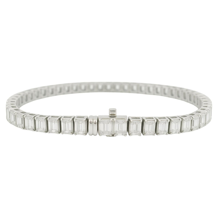 Emerald-Cut Tennis Bracelet