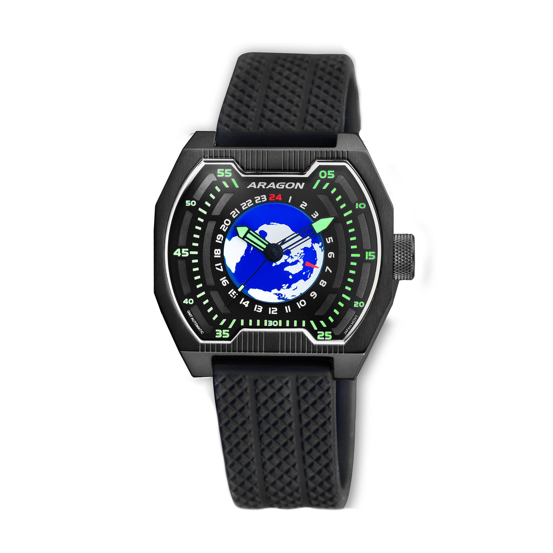 Concept S GMT NH34 Automatic Black Dial | Black Dial Dial