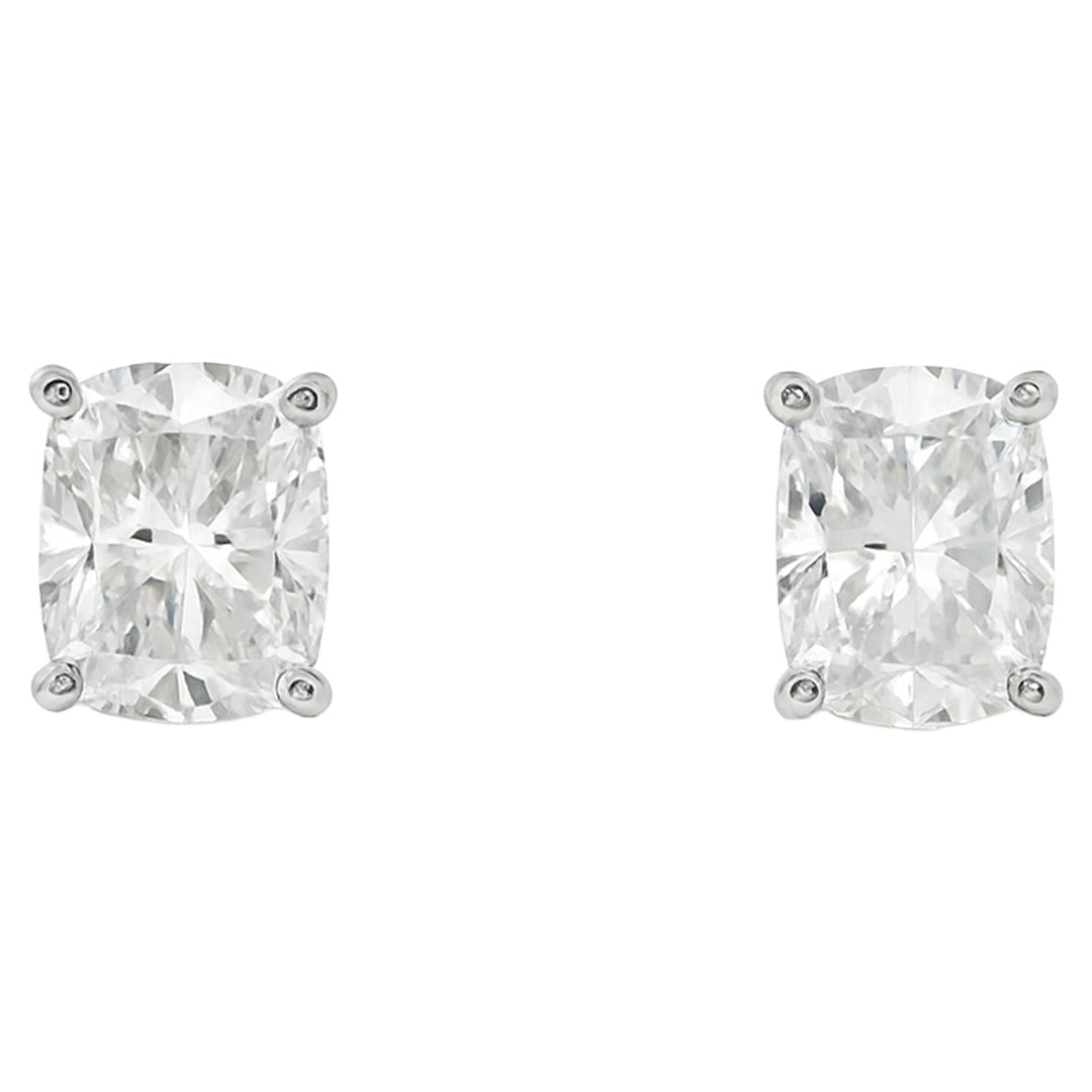 Cushion Diamond Stud Earrings
