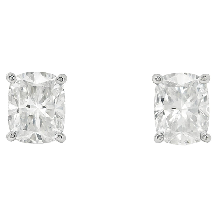 Cushion Diamond Stud Earrings