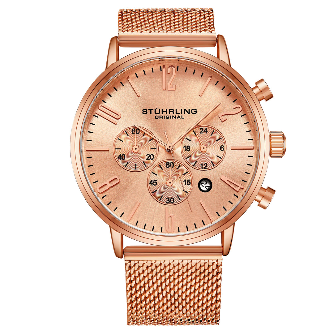 Monaco Rose/Stainless Steel/Rose Dial/Rose Case 3932.4