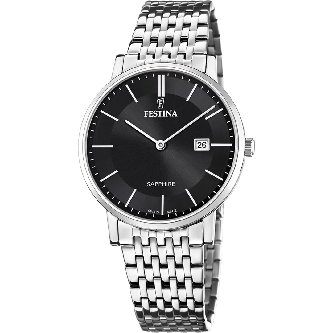 Classic Black / Stainless Steel Black Dial