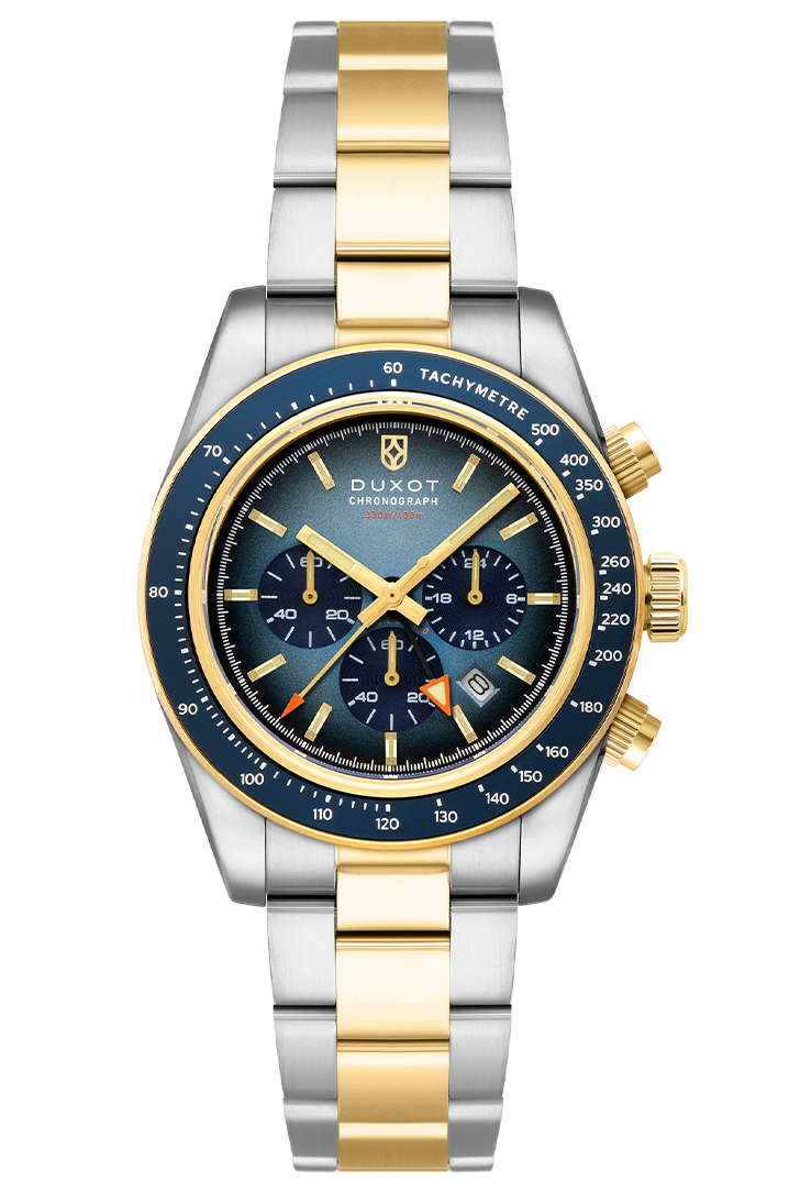 Vitesse Dual Time Chronograph Blue / Stainless Steel | Blue Dial