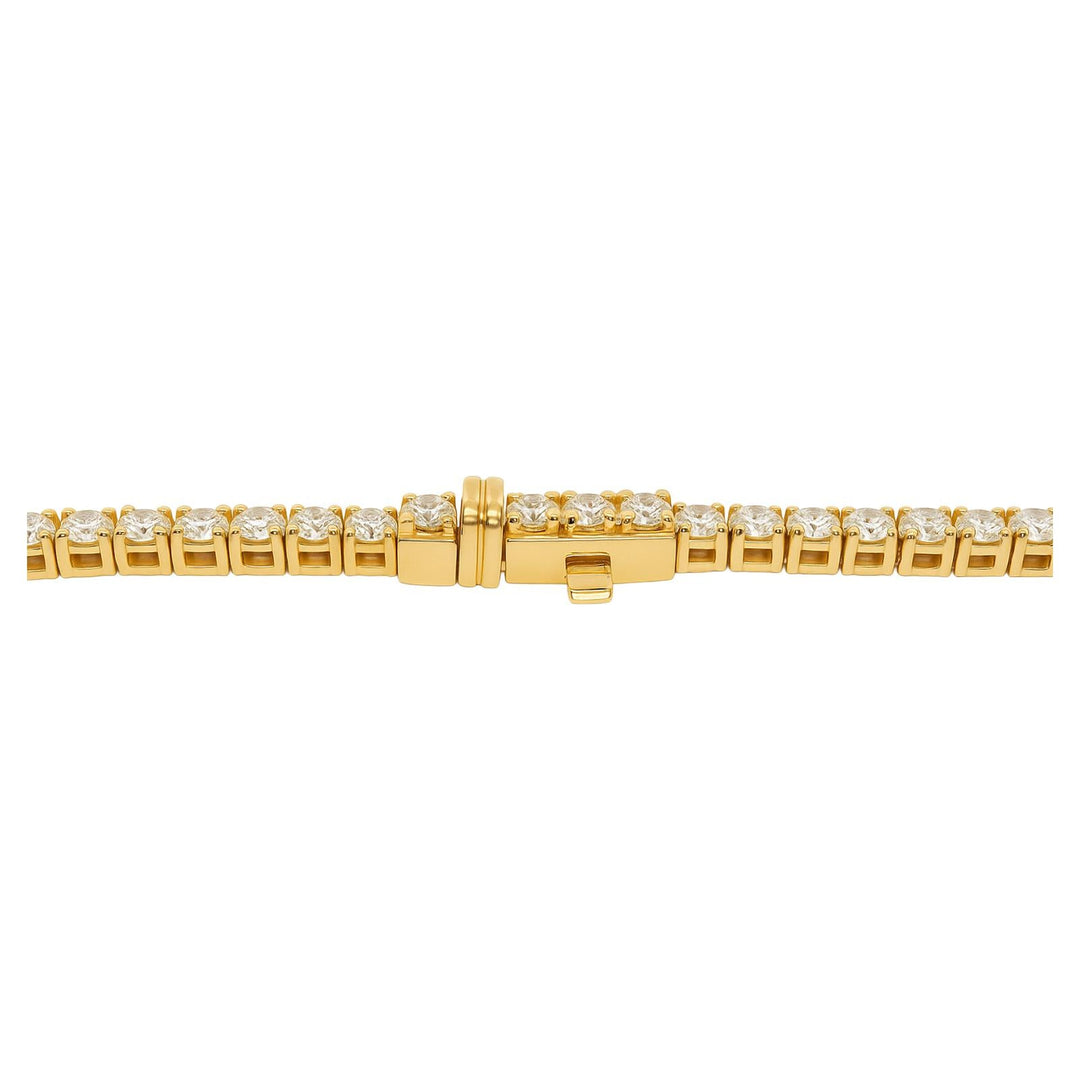 Classic Round Diamond Tennis Necklace
