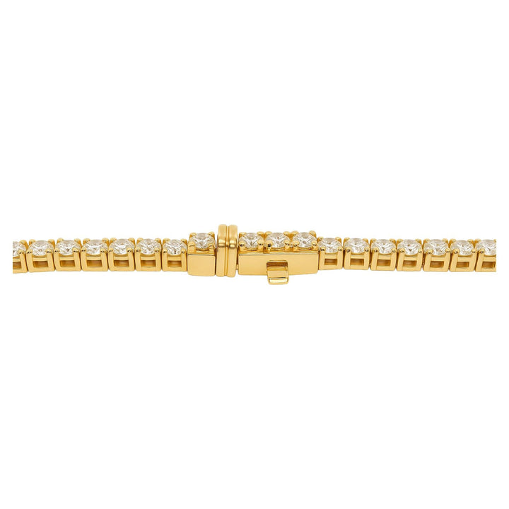 Classic Round Diamond Tennis Necklace