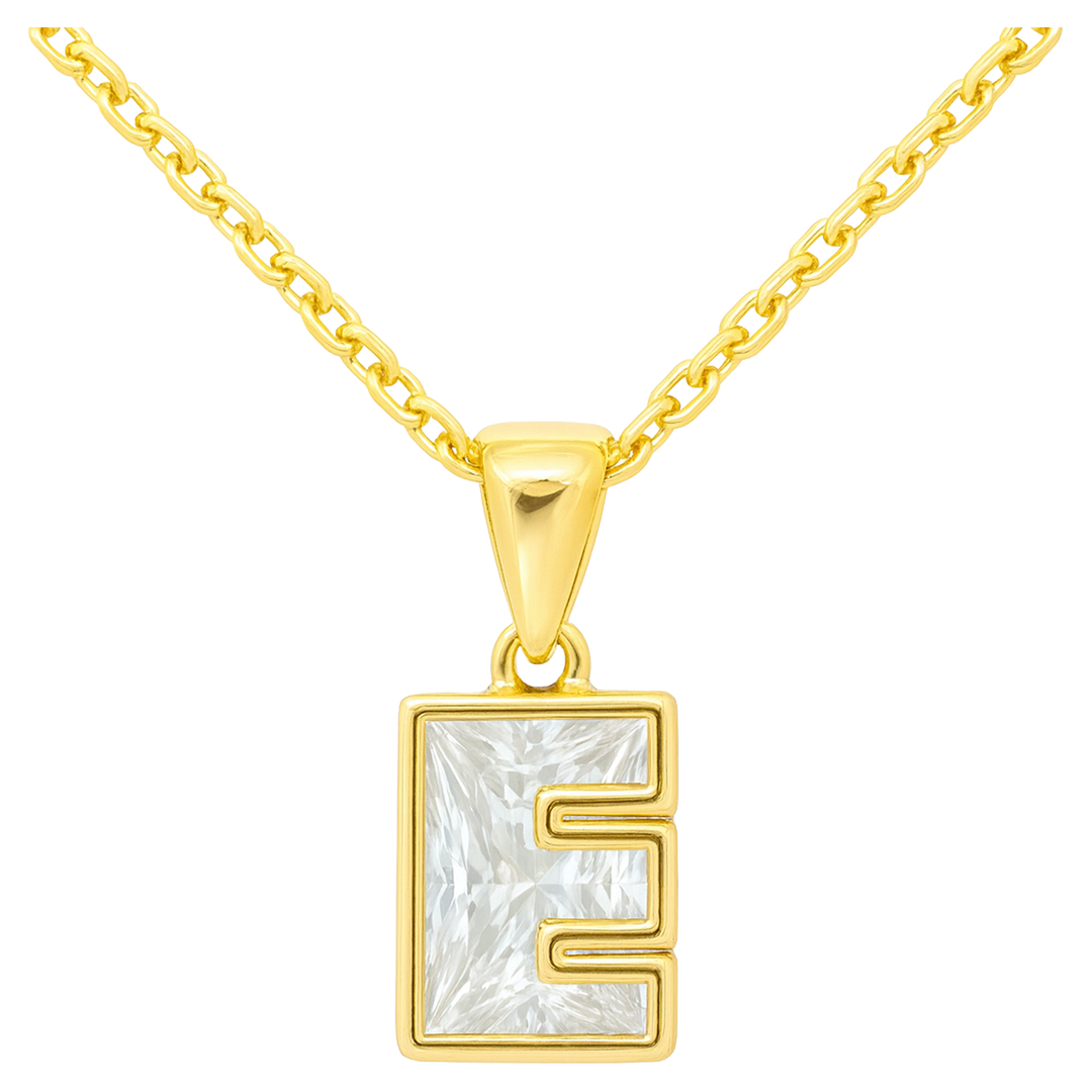 Diamond Letter Initial Necklace