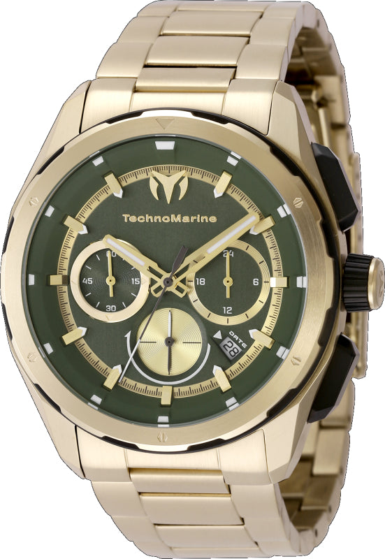 Ocean Nomad 43mm / Olive Green / Gold Olive Green Dial