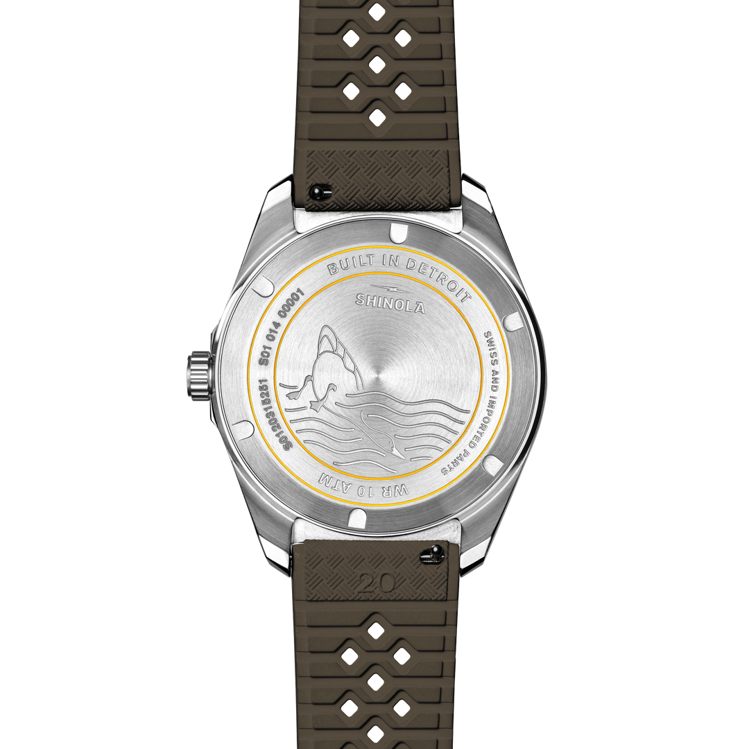 Duck 40mm 3HD / Mallard Brown Brown Dial