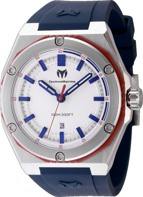 Coral Legacy 45mm / Silver / Blue Silver Dial