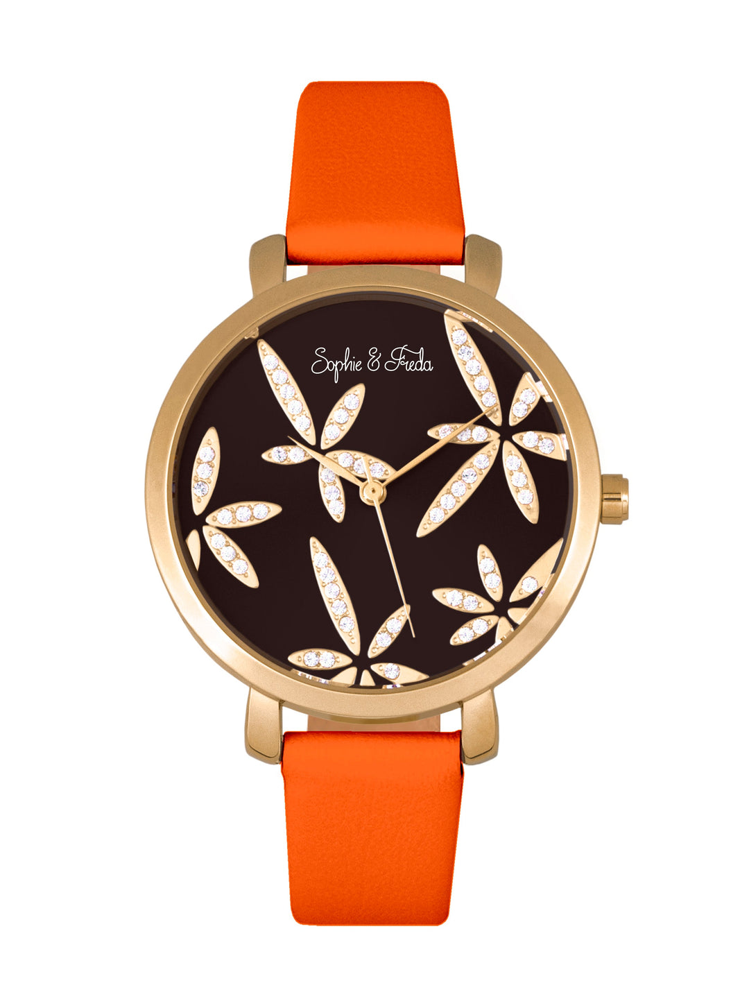 Key West w/ Swarovski Crystals Gold/Orange