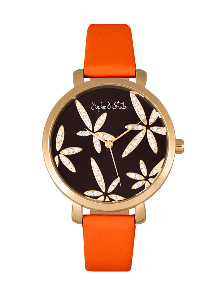Key West w/ Swarovski Crystals Gold/Orange