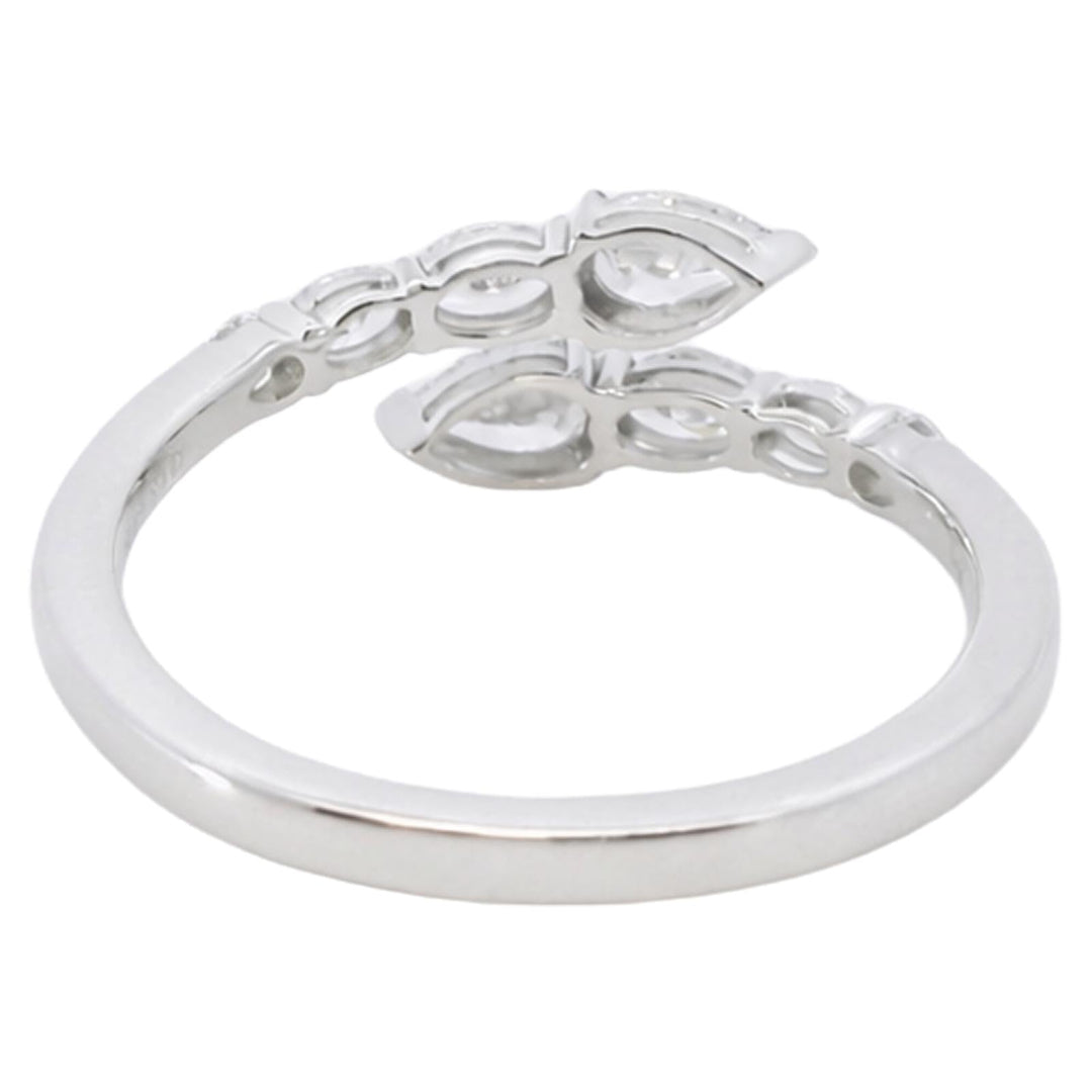 Marquise & Round Diamond Open Ring