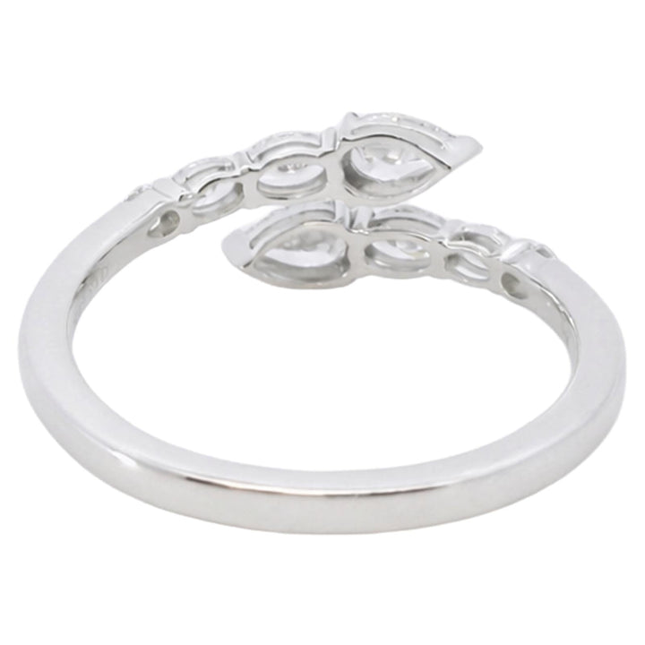 Marquise & Round Diamond Open Ring