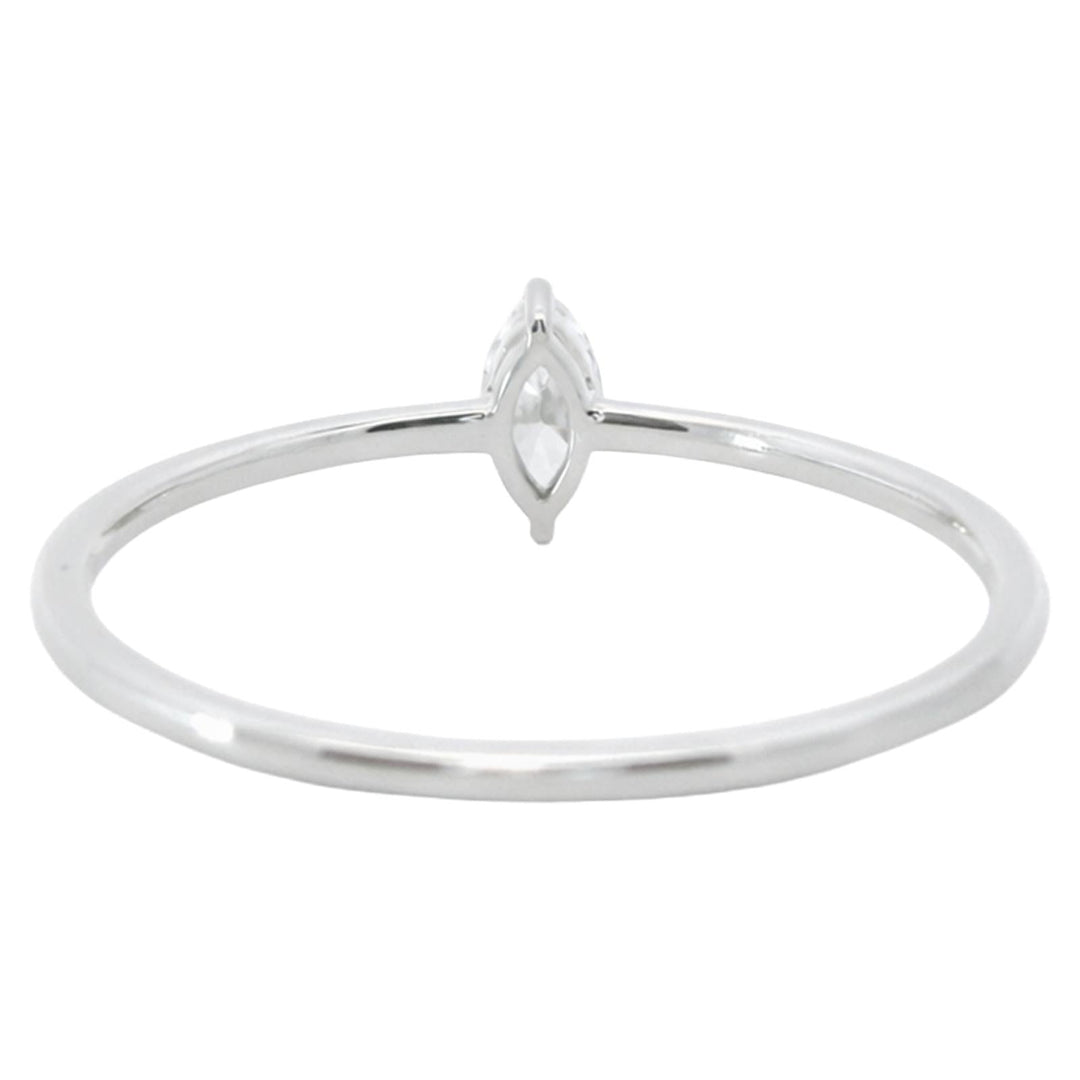 Marquise Diamond Solitaire Ring