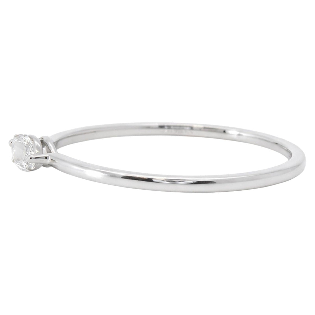 Sideways Marquise Diamond Solitaire Ring