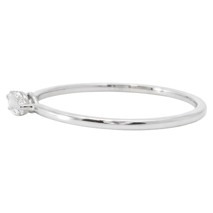 Sideways Marquise Diamond Solitaire Ring