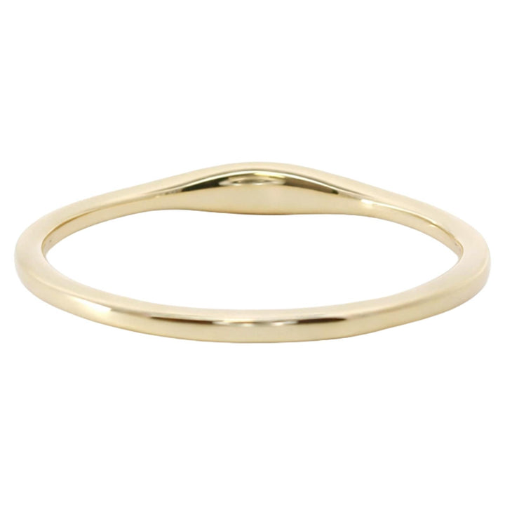 Curved Pavé Diamond Band
