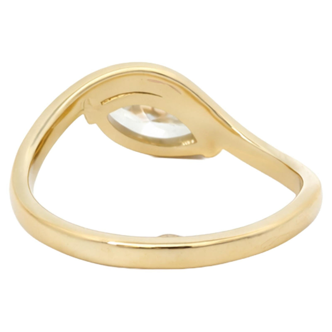 Marquise Diamond Wave Ring